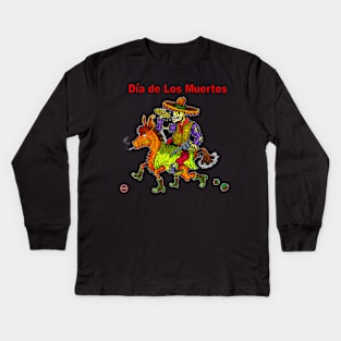 Dia de los Muertos (Day of the Dead) Kids Long Sleeve T-Shirt